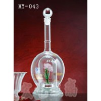 湖北工藝酒瓶生產(chǎn)廠家/宏藝玻璃制品公司廠家供應(yīng)內(nèi)置酒瓶