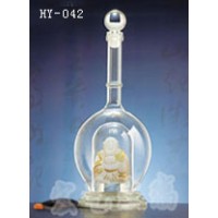 青海工藝酒瓶廠家~宏藝玻璃制品廠家供應(yīng)空心造型酒瓶