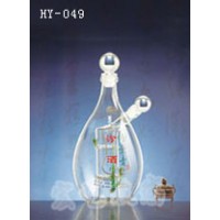 廣東工藝玻璃酒瓶加工廠家~宏藝玻璃制品廠價(jià)定制紅酒酒瓶
