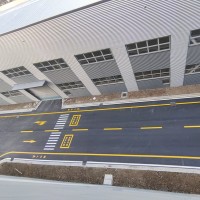 蘇州斜塘工廠消防畫黃線、蘇州消防車道劃線、蘇州廠區通道標線